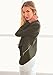 LookbookStore Women's Open Front Draped Asymmetric Padded Side Zip Blazer Jacket