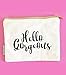 Hello Gorgeous Cosmetic Makeup Bag - Eyelashes Bag 8.5