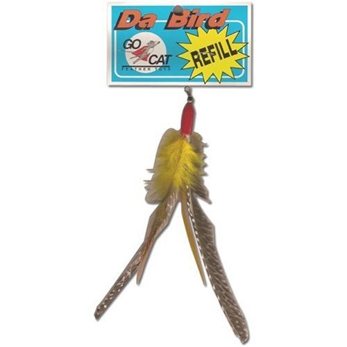 GoCat DaBird Feather Refill, Assorted Colors, Pack of 3