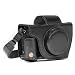 MegaGear Ever Ready Camera Case, Bag for Canon PowerShot G5 X G5X Digital Camera (Black, PU Leather) primary