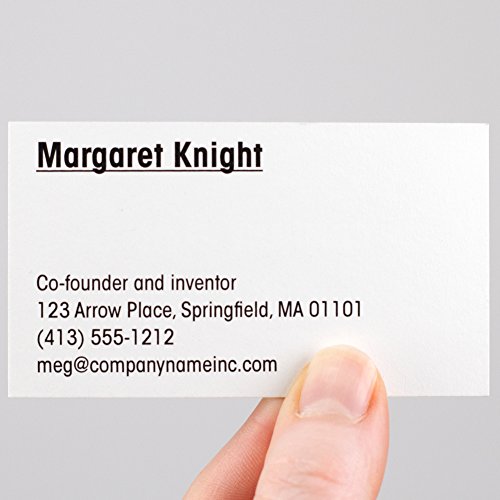 Buttonsmith Custom Premium Printed Business Cards - 3.5"x2" - Quantity 500 - Double-Sided, 110 lb Smooth Touch - Made in The USA - Thumbnail 5