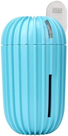 Compia Best 200ml USB Cactus Home Air Aroma Essential Oil Diffuser,Aromatherapy Humidifier Air Diffuser Purifier Atomizer for Office Home Study Yoga Spa Father's day Mother's Day (Blue)