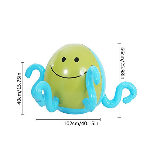 image for SHZONS Water Spray Balls, Outdoor Inflatable Water Jet Beach Ball Spri