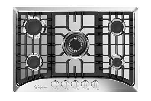 Empava-30-5-Italy-Sabaf-Burners-Gas-Stove-Cooktop-Stainless-Steel-EMPV-30GC5B70C-30-Inch