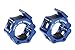 Lock-Jaw 2 Inch Olympic Barbell Collar Pair Blue