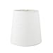 MERIVILLE Set of 5 Off White Linen Clip On Chandelier Lamp Shades, 4-inch by 5-inch by 5-inch