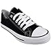 Fashion Thirsty Womens Canvas Lace Up Plimsoll Flat Gym Shoes Trainers Sneakers Size