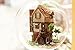 Cuteroom DIY Mini Wooden Dollhouse Miniature Kit w/ LED and Voice Control Forest Island