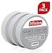 XFasten Double Sided Tape Clear, Removable, 1-Inch by 20-Yards, Pack of 3 Ideal as a Gift Wrap Tape, Holding Carpets, and Woodworking primary