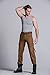 Keybur Men's Cotton Casual Military Army Cargo Camo Combat Work Pants (34, Khaki)