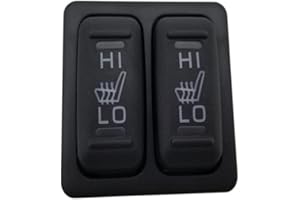 AIDEUX Seat Heating Switch With Two Buttons Compatible with OUTLANDER PAJERO MIRAGE GRANDIS L200 PAJEROSPORT LANCER ECLIPSECR