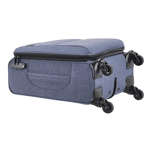 Amazon Basics Urban Softside Spinner Luggage, 3Piece Set, Blue Pricepulse