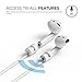 elago Silicone Strap Compatible with Apple AirPods 1 & 2 - Ideal Length, Compact, Lightweight - White