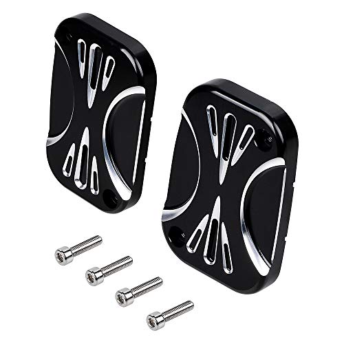 image for Anzio 2X Front Brake Reservoir Master Cylinder Master Cover Compatible