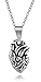 Godyce Anatomical Human Heart Necklace Stainless Steel Jewelry - Gold/Silver Tone Jewelry (Stainless Steel)