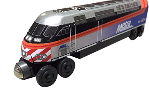 Whittle Shortline Railroad Chicago Metra MP-36 3 pc. Set Manufacturer