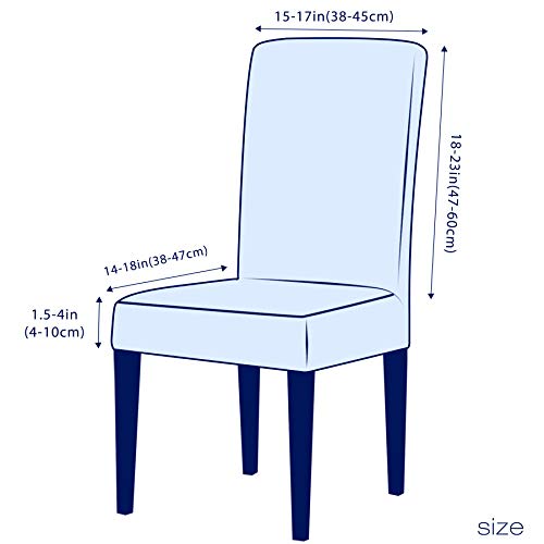 SUBRTEX Dining Room Chair Slipcovers Parsons Chair Covers Set of 4