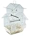EDM Bird Cage House Style – White – Starter Kit, Swing Perch Feeders – Two Storythumb 4