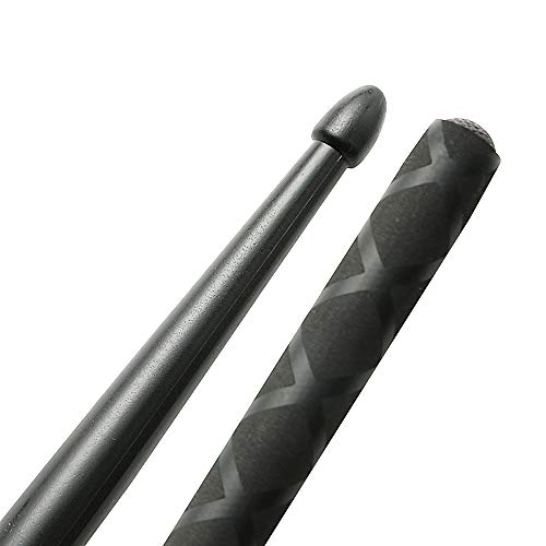 image for Musfunny Nylon Drumsticks for Drum Set 5A Light Durable Plastic Exerci