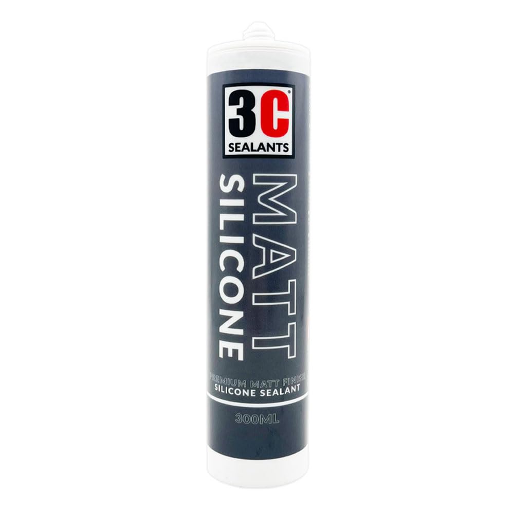 3C Sealants Matt Silicone Premium Matt Finish Sealant 300ml Matt Jasmine