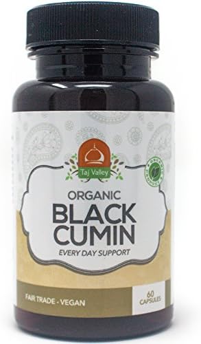 Organic Black Cumin Seed - Antioxidant and Anti-Inflammatory - Purest Available - 1,020MG Per Serving - 60 Veggie Capsules - 100% Natural and Made in the USA