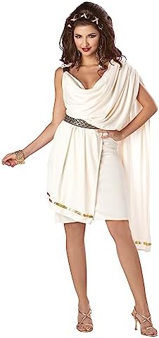 grecian cream dress Grecian Dress