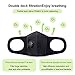 ruimingt Breathable Protective Mask Air Purifying Mask Mouth Dust Haze Fog Respirator Black Sponge Ear Loop Masks