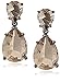 CZ by Kenneth Jay Lane Cubic Zirconia Double Pear Drop Earrings