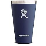 Hydro Flask 16 oz True Pint Cup for Beer or Cider - Stainless Steel & Vacuum Insulated - Stackable & Shatterproof - Black