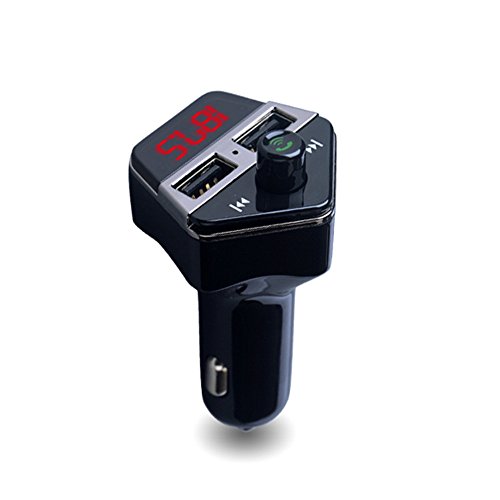Locator,Tracking Device,Car Finder Locator Bluetooth Car Kit MP3 Player FM Transmitter USB Charge for Vehicles No Monthly Fee,Keys,Cars, Kids, Persons,Travel,Key Finder,Smart Watcht,Pets (Black)