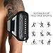 Water Resistant Sports Armband Pouch for iPhone8 Plus, 7 Plus, 6 Plus, Samsung Galaxy Note 8, S8, S9 Plus, Breathable Large Capacity Workout Band, Reflective Velcro+ Free Extender