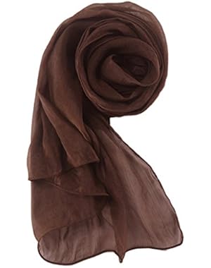 Womens Chiffon Bridal Evening Soft Wrap Scarf Shawl