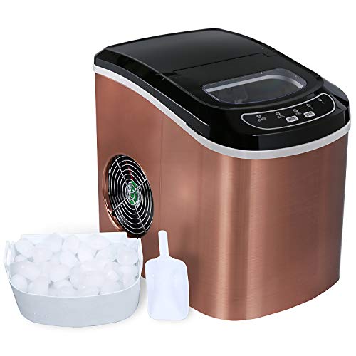 ADT Portable Countertop Ice Maker with a Ice Scoop 26 lb. Daily