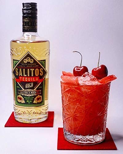 SALITOS Tequila Gold 0,7 Liter Gold Tequila - hecho en México – Bild 3