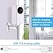 Maxdot 25 ft Power Extension Cable Compatible with Blink Cam, Wyze Cam, YI Dome Home Cam, Nest Cam Indoor, Zmodo Cam, Furbo Dog Home Security Camera, Cable Clips Included (1 Pack)
