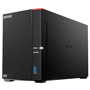 バッファロー BUFFALO リンクステーション LS720D/N ネットワークHDD メカニカルハードデイスク 2ベイ 4TB LS720D0402/N
