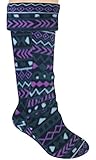 Capelli New York Ladies Aztec Fleece Short Rainboot Liner