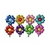 AnnoDeel 8 Pcs Beautiful Floral foil Balloons, 18inch Flower Balloons for Wedding Birthday Party Colorful Decorations, Random Color