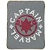 Jay Franco Captain Marvel Taking Off Throw Blanket, Gray