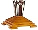 Robert Louis Tiffany Mission Rustic Table Lamp with Nightlight 30