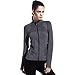 Speedle Women's Workout and Yoga Zip Up Stretchy Jacket with Thumb Holes