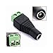 OdiySurveil(TM) 20 Pairs Male And Female 2.1x5.5mm Jack DC Power Adapter for CCTV Camera-Black