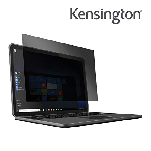 Kensington Laptop Screen Privacy Filter for HP Elitebook 840 G5, 2 Way Adhesive Protector Hides Personal & Confidential Data on HP Elitebook 840 G5 Laptop, Reduced Blue Light via Anti-Glare Coating