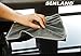 SINLAND Microfiber Cleaning Cloth Ultra Absorbent Softer Towel Reusable Cloth No Streak Lintless Cleaning Clothes for Home, Kitchen, Car, Window Use 12x12 Inch Slate Grey 6 Pack