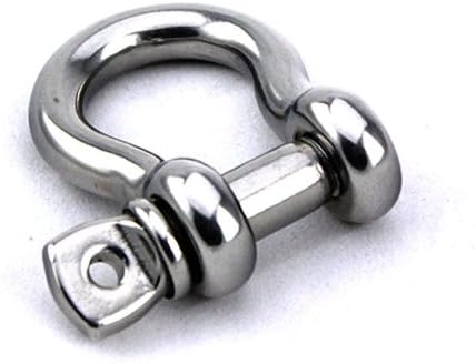 12mm 1/2" Stainless Steel Bow Shackle, D Ring, Clevis