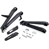 Krator Honda CBR 1000RR 2004-2007 (Rear) Foot Rests Assembly Kit Frame Fittings Bracket Frame Fitting Stay Footrests Step Bracket Assembly