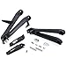 Krator Honda CBR 1000RR 2004-2007 (Rear) Foot Rests Assembly Kit Frame Fittings Bracket Frame Fitting Stay Footrests Step Bracket Assembly