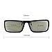 Cyxus 3D Clip On Glasses [Lightweight Clear] For Movies/Cinema/TV Active Eyewear