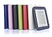 mCover RED iPearl Leather Cover Case for ALL-NEW Barnes and Noble 6-inch Nook Touch eBook reader