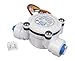 Hadronix 1/4 Quick-Connect Food-Grade Water Flow Meter Hall Sensor HDRX-YF-S402B - Connectors Included - Arduino, Raspberry Pi, and Reverse Osmosis Filter Compatible
